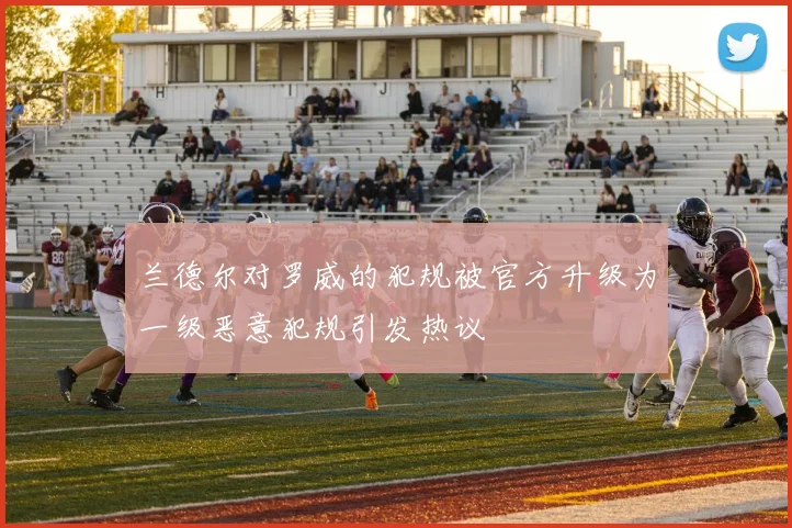 兰德尔对罗威的犯规被官方升级为一级恶意犯规引发热议
